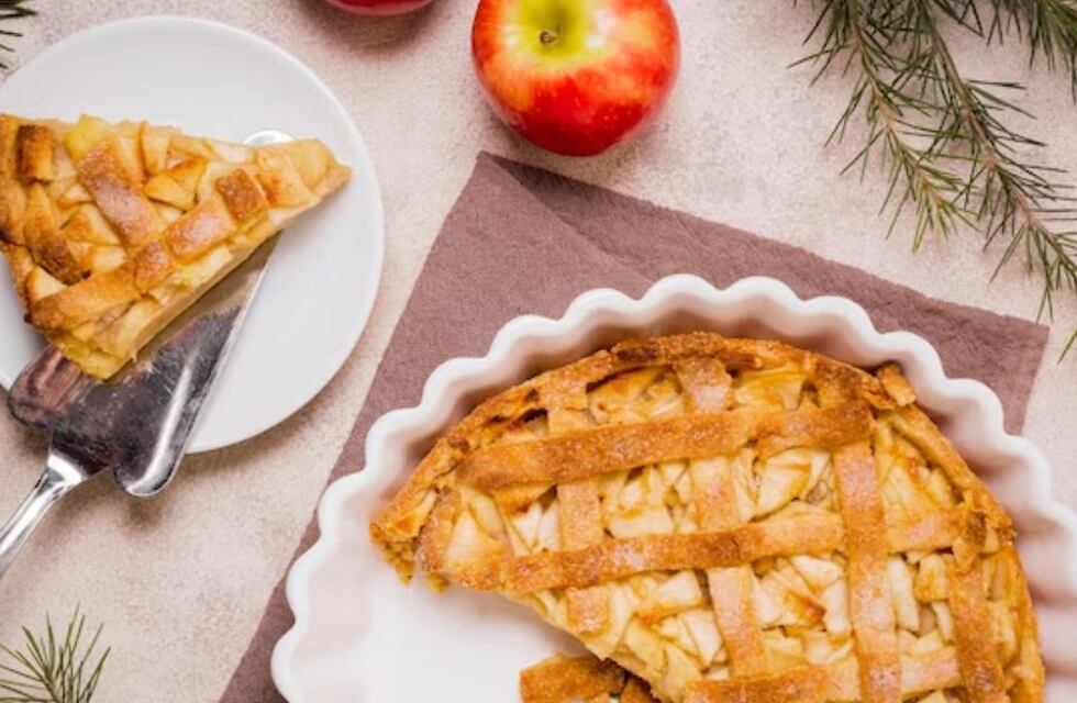 Sin gluten, sin azúcar y con pocos ingredientes: la receta imperdible de tarta de manzana