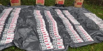 Incautan contrabando de cigarrillos en Aristóbulo del Valle.
