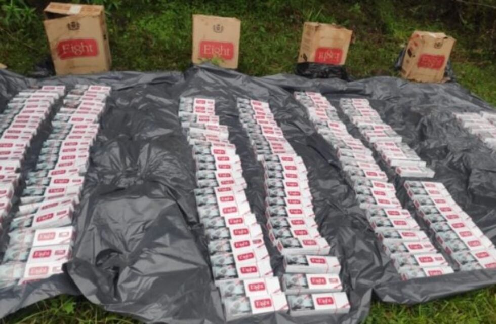 Incautan contrabando de cigarrillos en Aristóbulo del Valle
