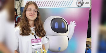 La primera adolescente mujer en representar a la Argentina en un Mundial de Robótica.