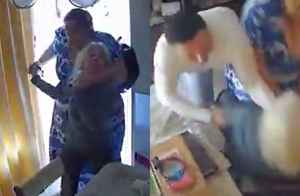 VIDEO| Violento “cuento del tío”: una pareja de ladrones entró a la casa de una jubilada y le dio una paliza brutal