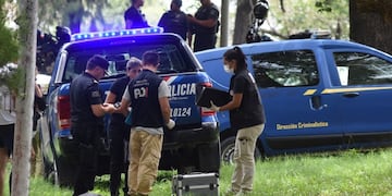 Las piernas de la víctima aparecieron en un parque