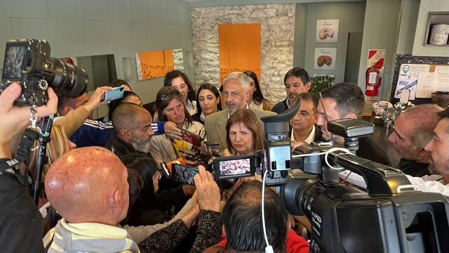 Patricia Bullrich vivió un tenso momento en San Luis