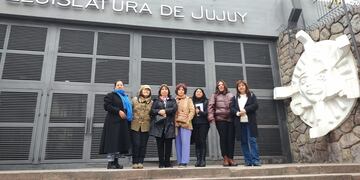 Integrantes de la Comisión Organizadora  del 37° Encuentro de Mujeres y Disidencias a realizarse en Jujuy, visitaron nuevamente la Legislatura provincial.
