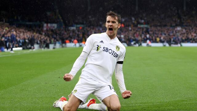 El central español Diego Llorente anotó el único gol del partido. (Reuters)