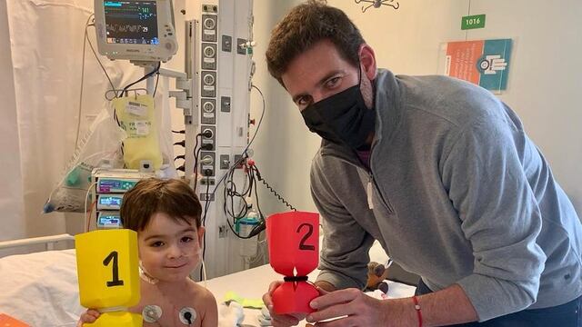 Juan Martín Del Potro e Isidro, el tandilense que espera por un trasplante de corazón