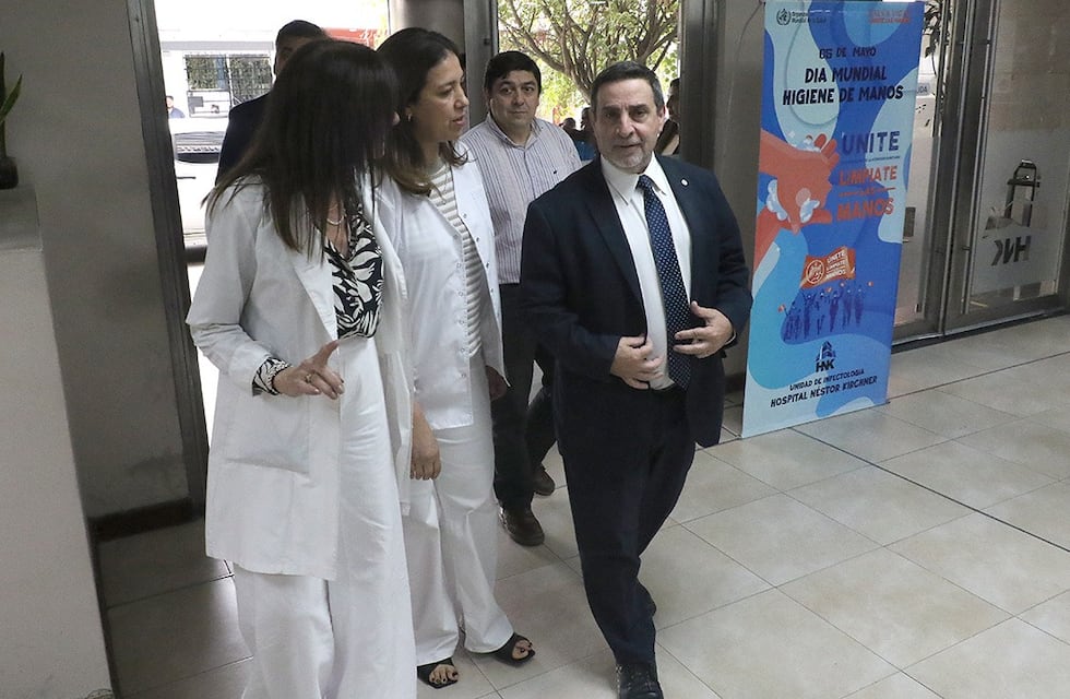 Medina Ruiz supervisó el circuito pretrasplante renal en el Hospital Kirchner