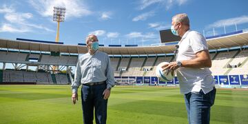 Juan Schiaretti recorrió las instalaciones del escenario mayor del deporte cordobés (Prensa Gobierno)