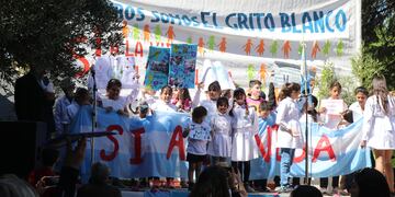 Grito Blanco contra pasteras en Gualeguaychú