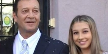 Nahir Galarza junto a su padre Marcelo, quien ahora ella dice que es el autor del asesinato de Fernando Pastorizzo. Foto Los Andes.