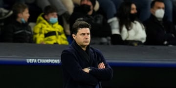 El argentino Mauricio Pochettino se quejó del primer gol del Real Madrid y dijo que cambió el rumbo del partido. (AP)