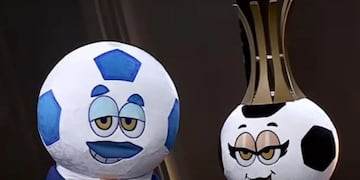 Parecido de Alberto con la mascota de la conmebol