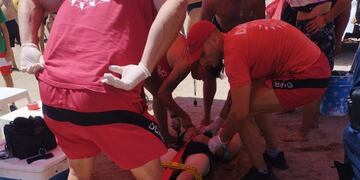 Joven con heridas de gravedad por tirarse en Miramar de Ansenuza