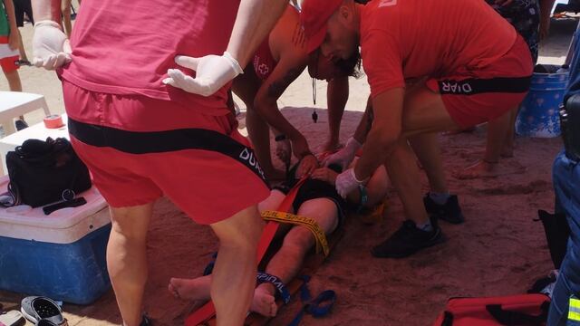 Joven con heridas de gravedad por tirarse en Miramar de Ansenuza