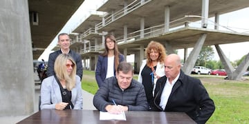 El intendente Guillermo Montenegro y los concejales de Acción Marplatense firmaron un acuerdo denominado “Decisión para una ciudad con presupuesto”