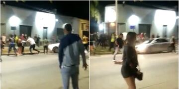 La joven quedó tendida en Ruta 11