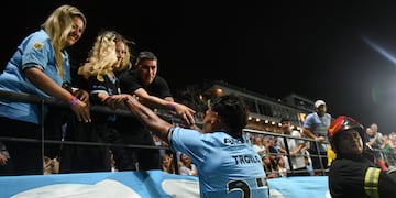 Mariano Troilo, zaguero de Belgrano convocado a la Selección, y el agradecimiento a su familia.