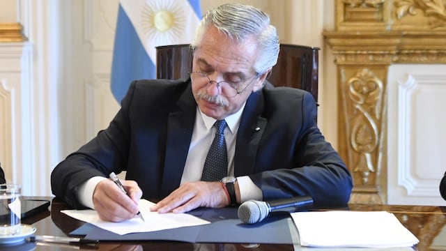 Presidente Alberto Fernández. (Archivo)