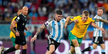 Szymon Marciniak dirigió a la Argentina ante Australia (AP)