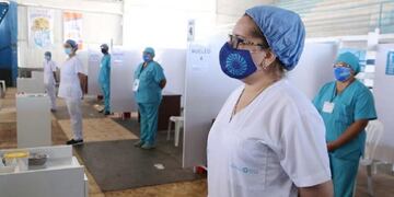 Nodo de vacunación en Banda del Río Salí.