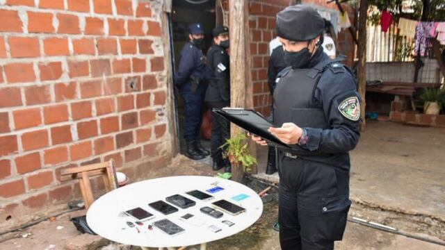 Siete detenidos y varios objetos robados recuperados en Posadas.