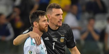 Leo y el "Pulpo" salieron campeones mundiales en Qatar.