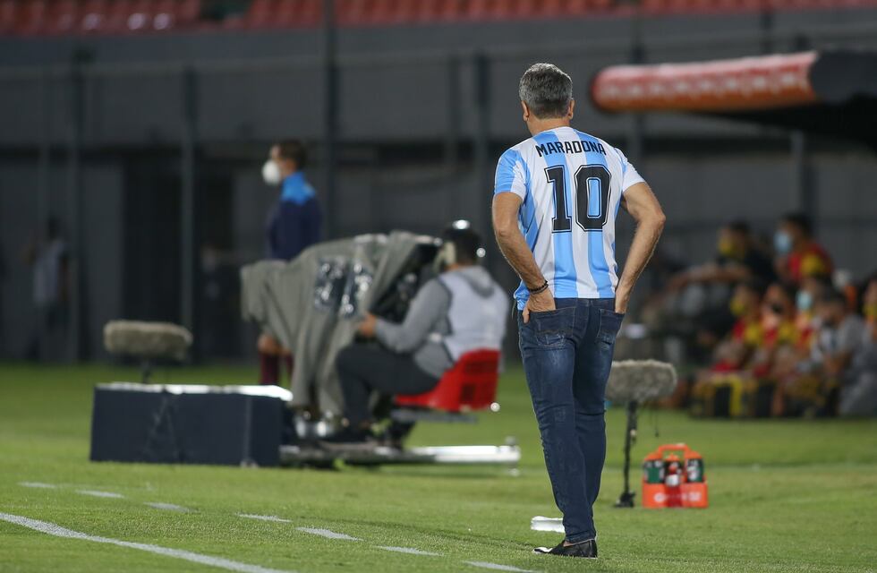El homenaje de Renato Gaúcho a Diego Maradona en plena Copa Libertadores