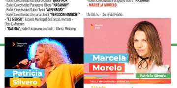 La cantante Marcela Morelo se presentará esta noche en la Fiesta Nacional del Inmigrante