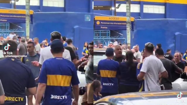 El momento de la piña quedo registrado y se hizo viral.