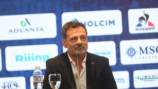 Diego Cocca, en su presentación en Talleres. (Javier Ferreyra / La Voz).