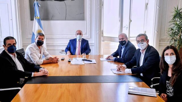 El jefe de Gabinete, Juan Manzur, y el ministro de Deportes y Turismo de la Nación, Matías Lammens fueron los anfitriones de la reunión sobre el certamen.