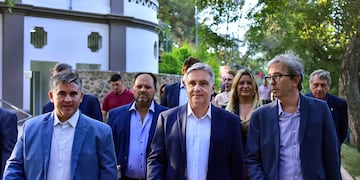 Martín Llaryora en la inauguración del Parque de la Biodiversidad. (Municipalidad de Córdoba)
