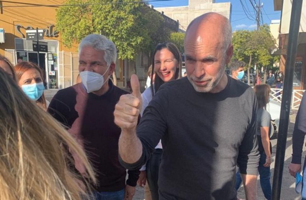 Horacio Rodríguez Larreta llegó a San Luis para apoyar a Poggi