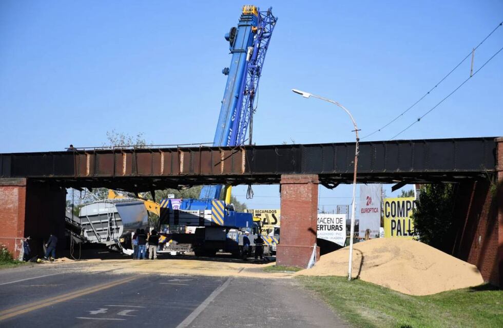 Quedó habilitada por completo la ruta 33 a la altura del puente La Virginia en Pérez