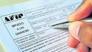 El reflote del Impuesto a las Ganancias finalmente fue pospuesto por el Gobierno dentro de la ley ómnibus (Archivo).