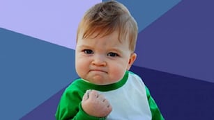 Afrontó una fuerte lucha y ya casi es mayor de edad: así está hoy Sammy, el bebé del meme “Success Kid”.