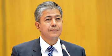 Previo al inicio como gobernador en Neuquén, Rolando Figueroa visitó al Papa Francisco en Roma.