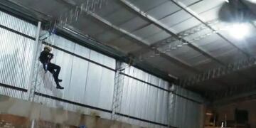 Se destacó las prácticas de capacitación de rescate en altura.