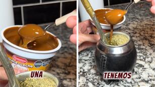 Invento argentino: mezcló mate con dulce de leche y el resultado abrió debate en TikTok.