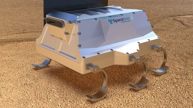 El proyecto principal de Spacebee es RoverTito, hecho de materiales de bajo costo.