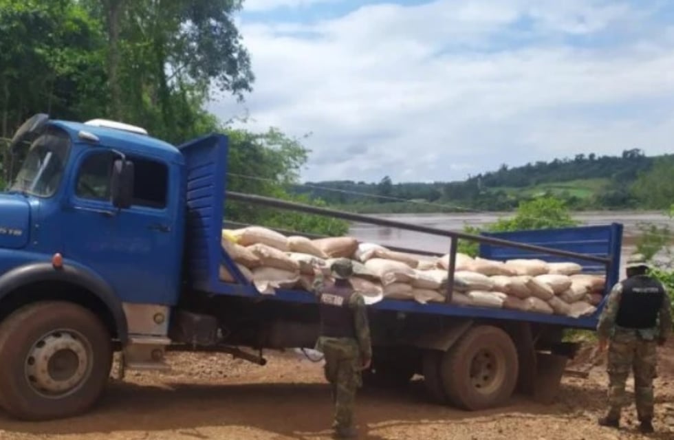 El Soberbio: secuestran cargamento de soja ilegal