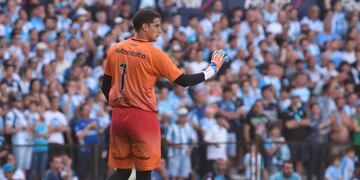 El nuevo arquero de Talleres, Alan Aguerre: "No viene de paseo".