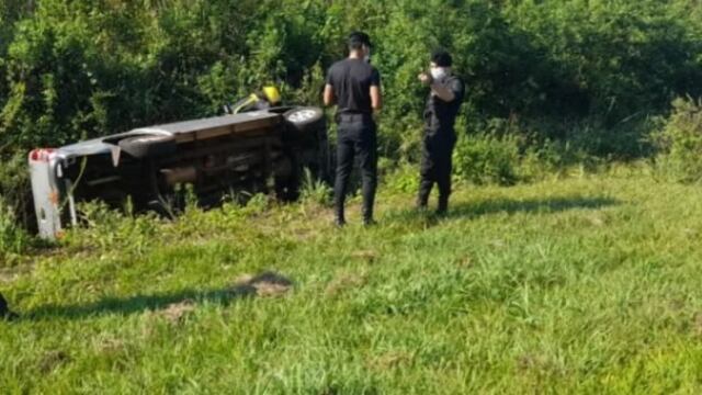 El intendente de Montecarlo resultó ileso de un accidente de tránsito en la Ruta 12.