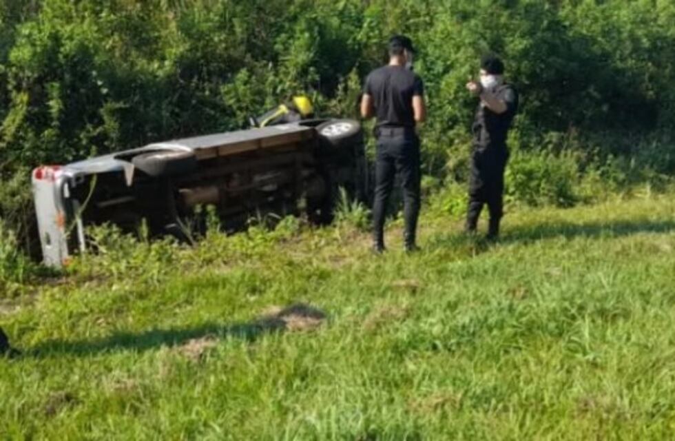 El intendente de Montecarlo resultó ileso de un accidente de tránsito en la Ruta 12