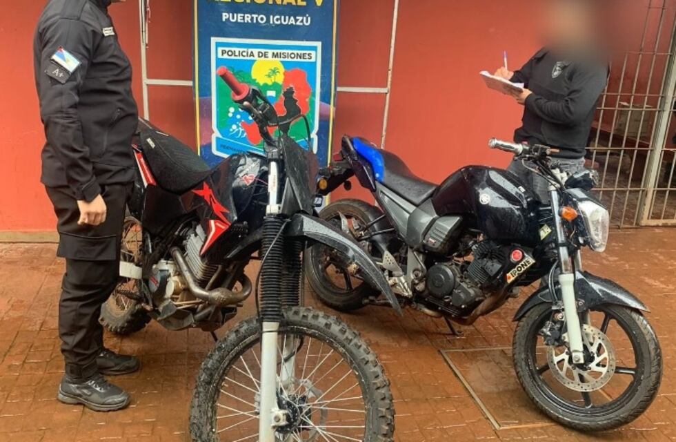 Recuperan dos motocicletas robadas en Comandante Andresito que fueron comercializadas en Pozo Azul