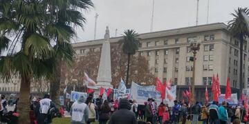 Acampe en Plaza de Mayo para reclamar la liberación de Milagro Sala.