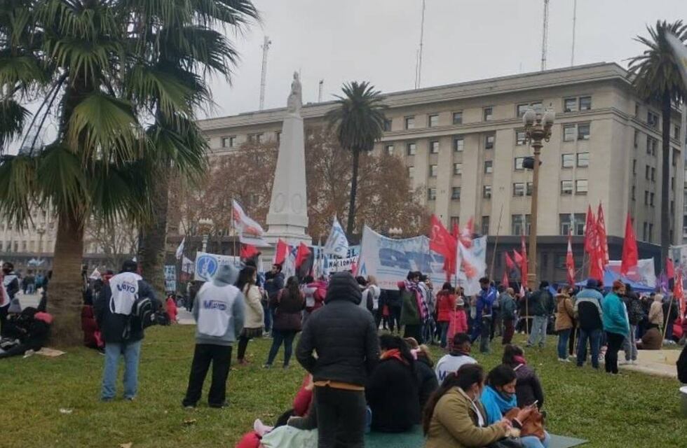 Comenzó un acampe en Plaza de Mayo para reclamar la liberación de Milagro Sala