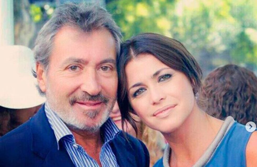 Pamela David y su marido se grabaron compartiendo un fideo