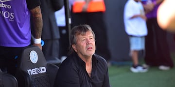 Ricardo Zielinski en el partido de Belgrano y Unión en el Gigante de Alberdi. (Javier Ferreyra / La Voz)