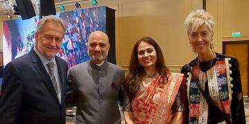 Mirabella celebró la independencia de la India